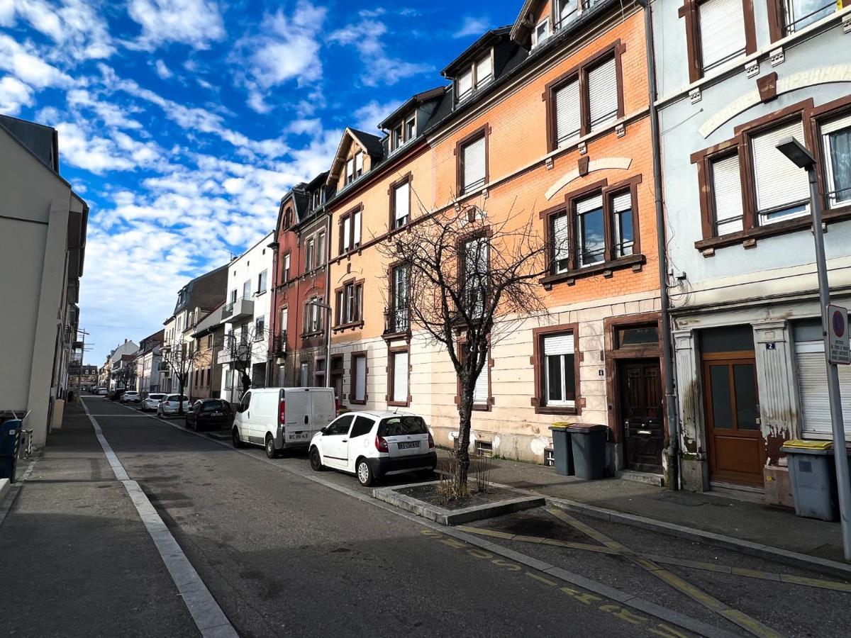 # Le 3 # Joli Appartement T3 Mulhouse Centre, Neuf, Calme Et Tout Equipe エクステリア 写真