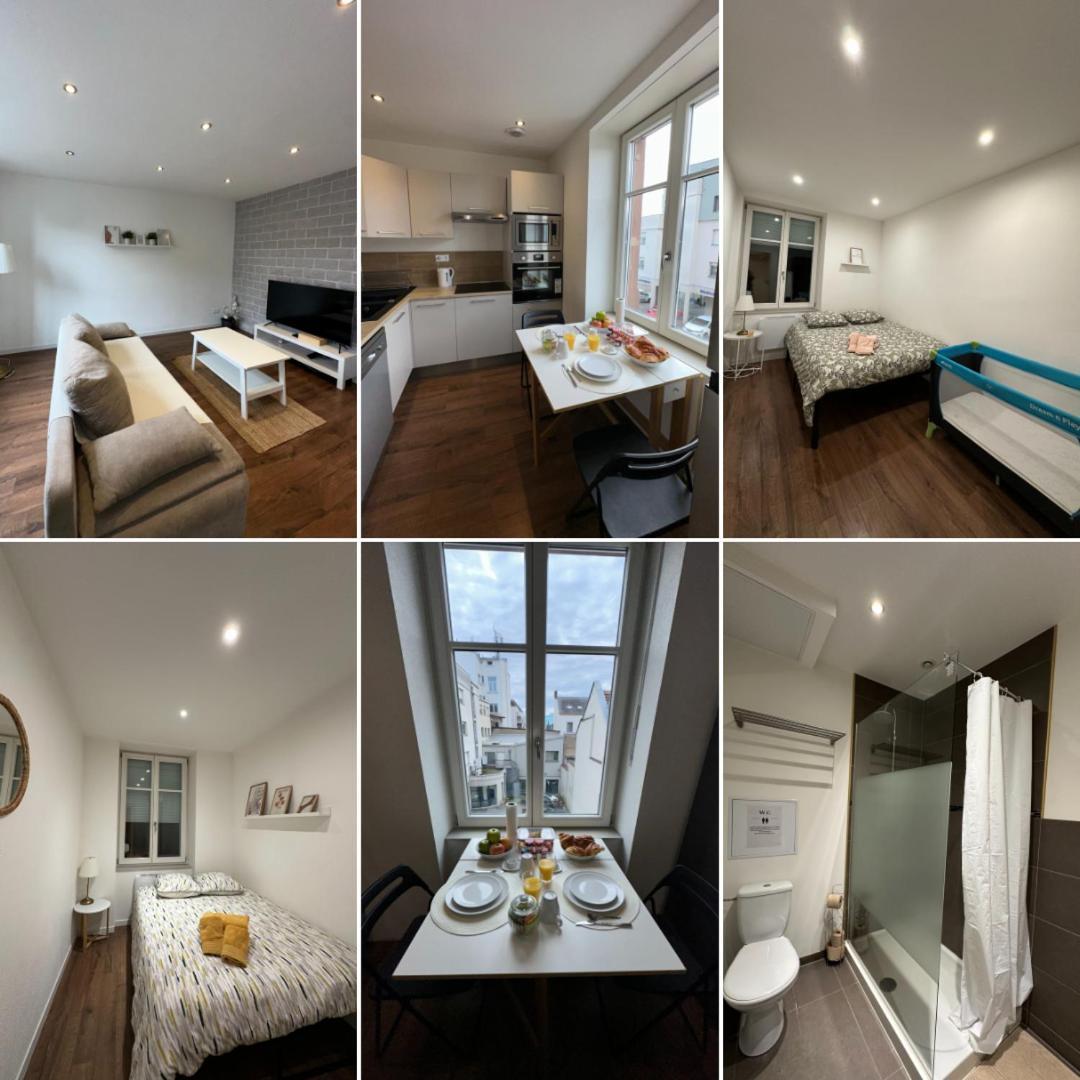 # Le 3 # Joli Appartement T3 Mulhouse Centre, Neuf, Calme Et Tout Equipe エクステリア 写真