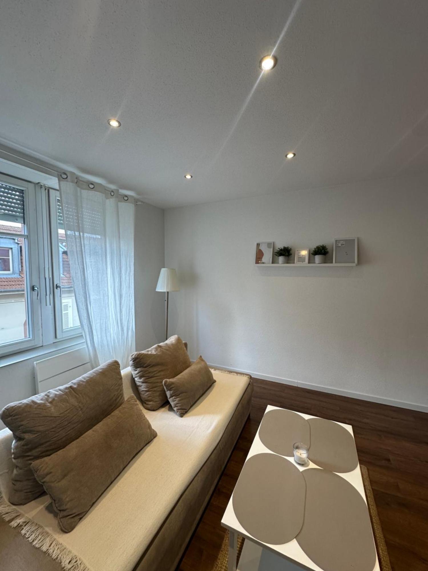 # Le 3 # Joli Appartement T3 Mulhouse Centre, Neuf, Calme Et Tout Equipe エクステリア 写真